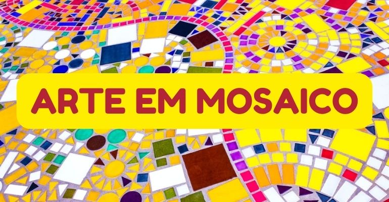 como aplicar mosaico em vaso de planta