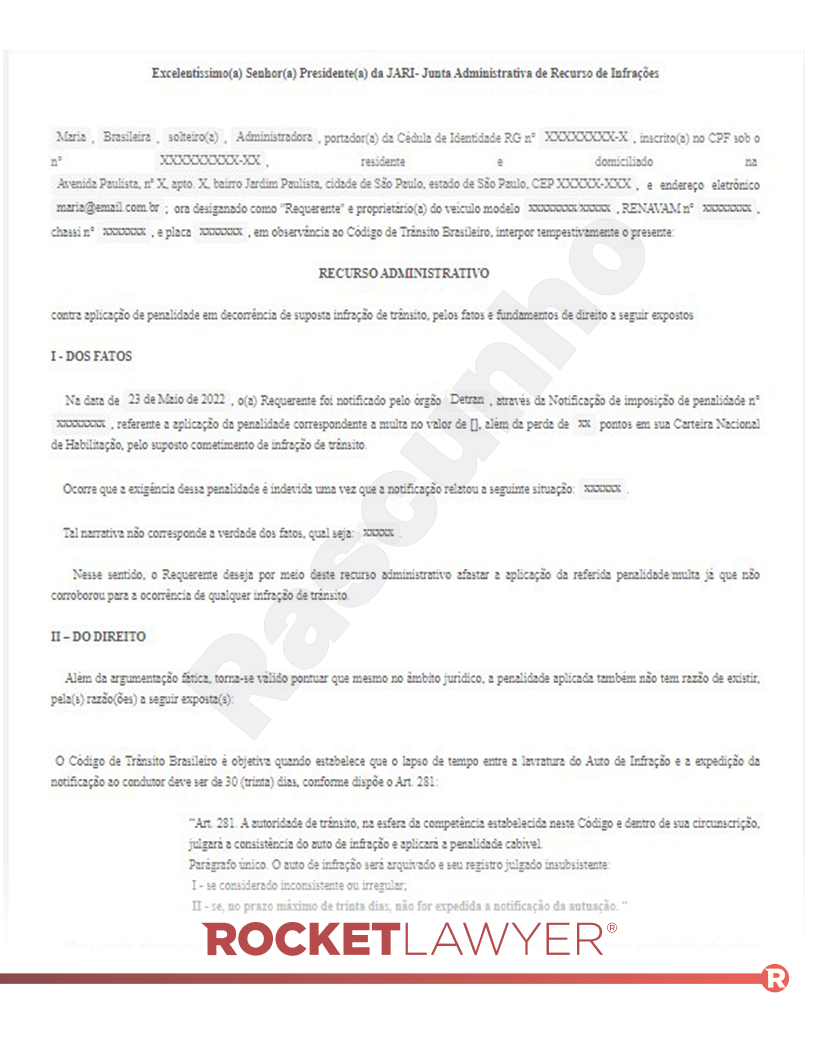 multa de transito como recorrer