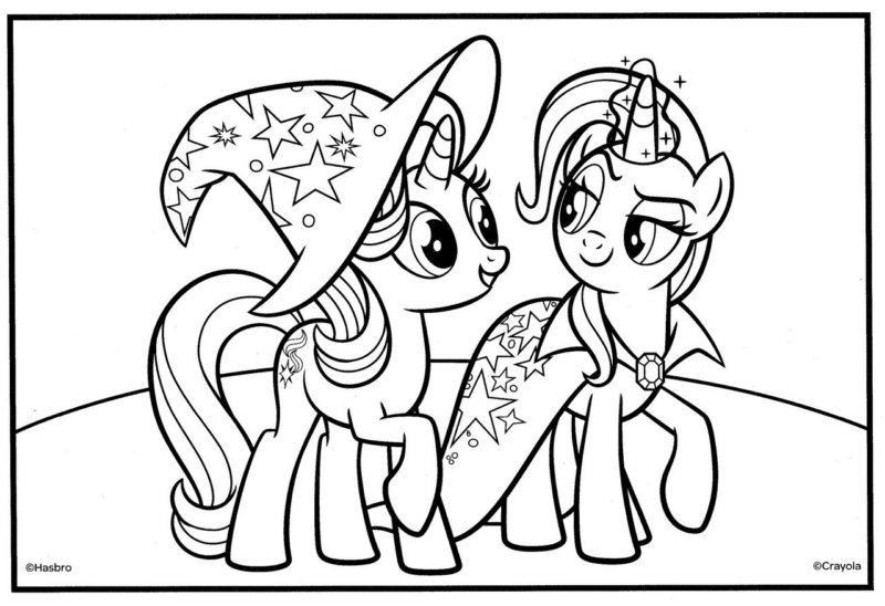 melhores desenhos My Little Pony para colorir com tema amizade