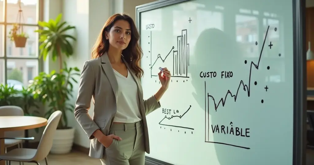 O que é o custo fixo e variável: a chave do seu lucro em 2026