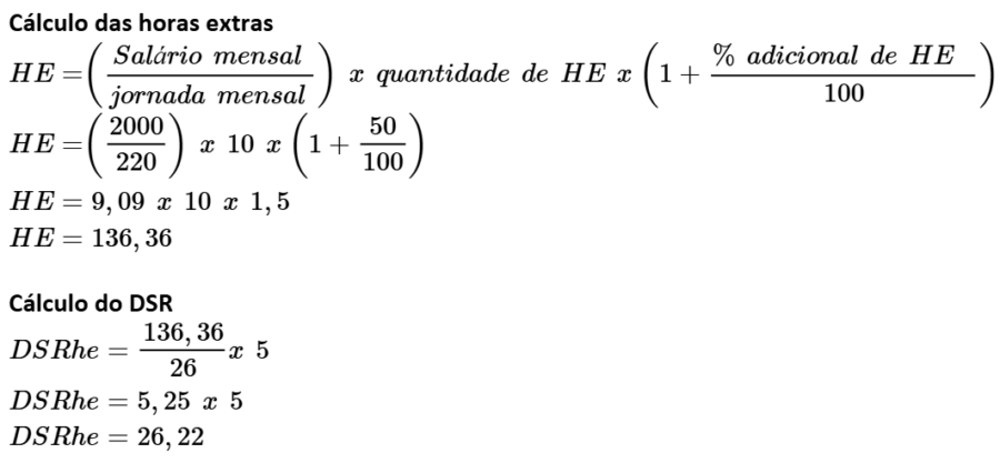 erros comuns no cálculo do descanso semanal remunerado