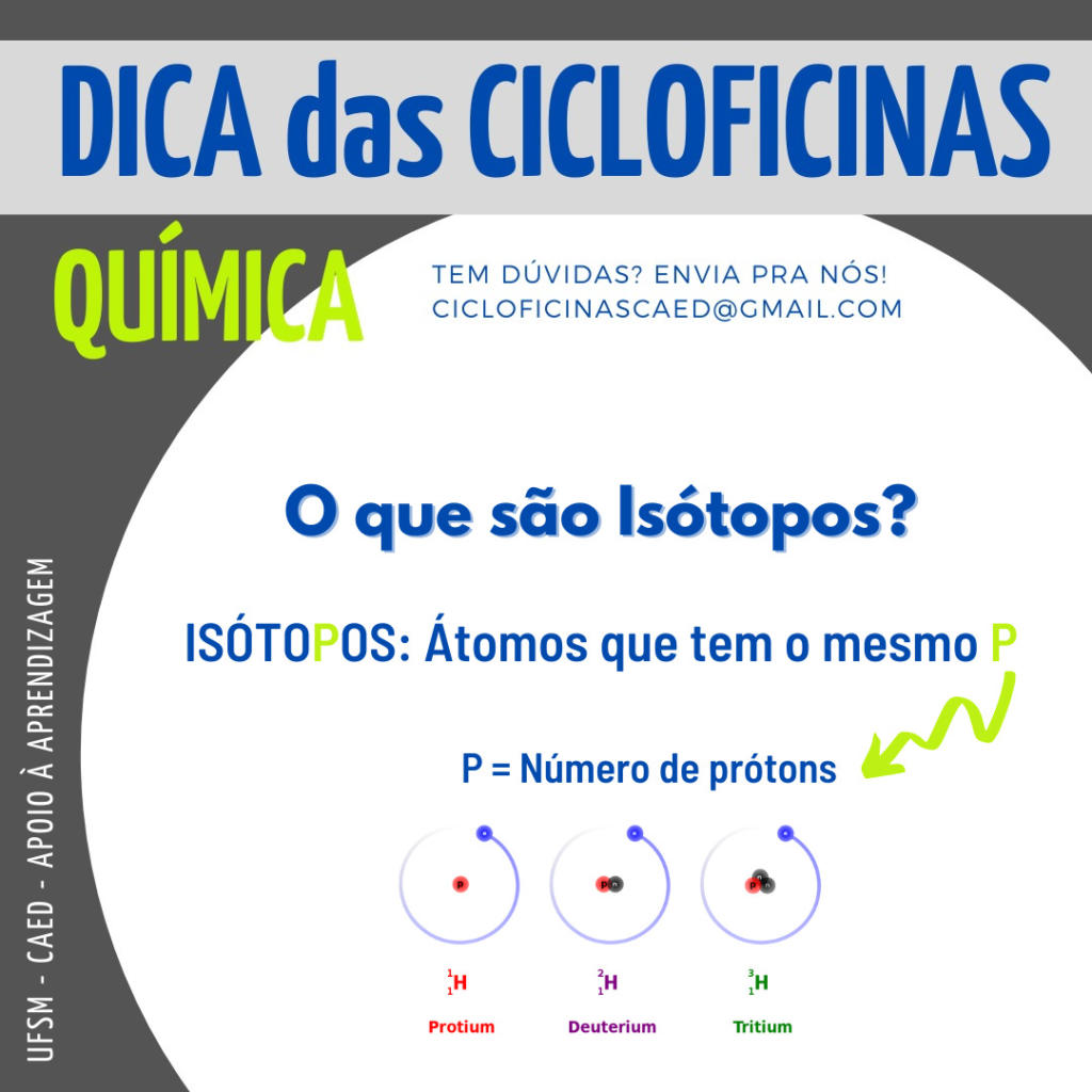 tipos de isótopos exemplos