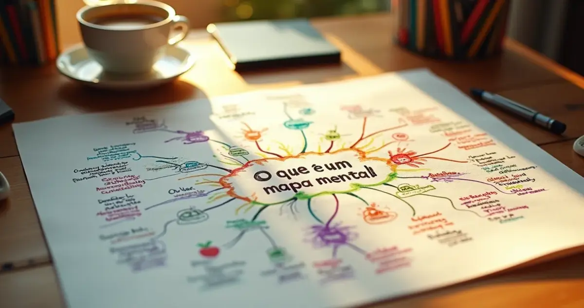 O que é um mapa mental: o GPS que organiza o caos da sua mente