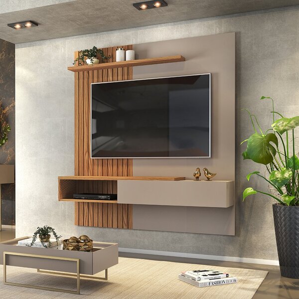 painel de tv com nicho para videogame