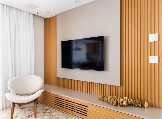 ideias de painel para tv sala pequena