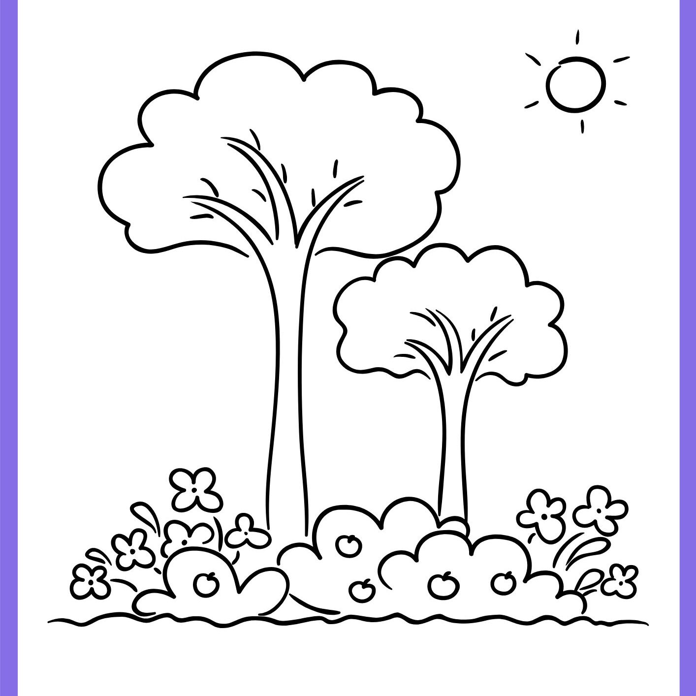 desenhos de paisagens simples e bonitas