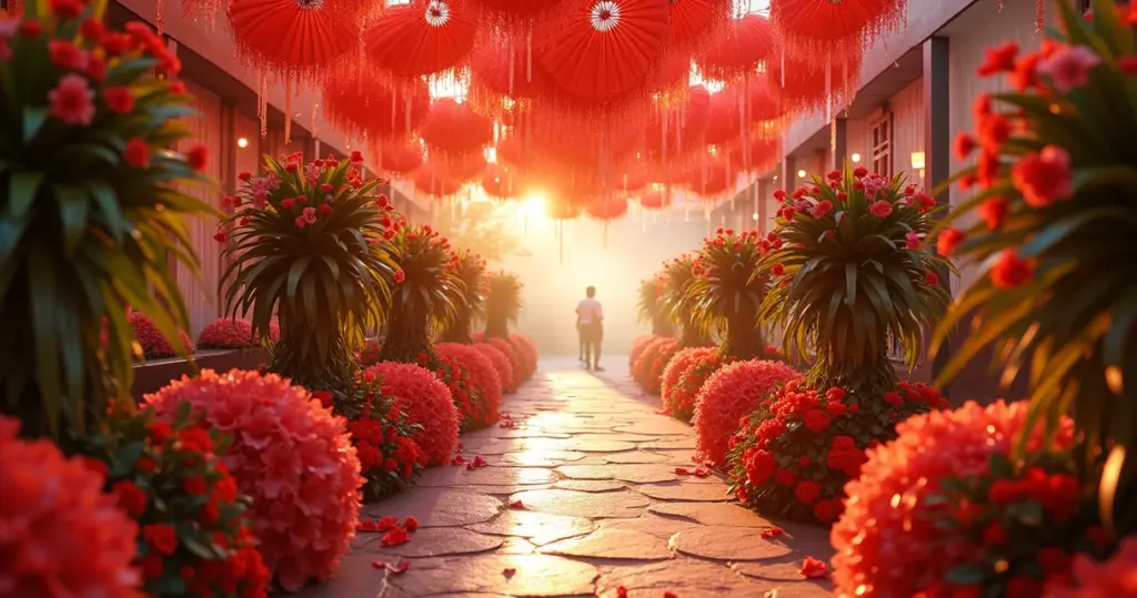 12 Ideias de Papel Crepom que Transformam Festas Comuns em Luxo