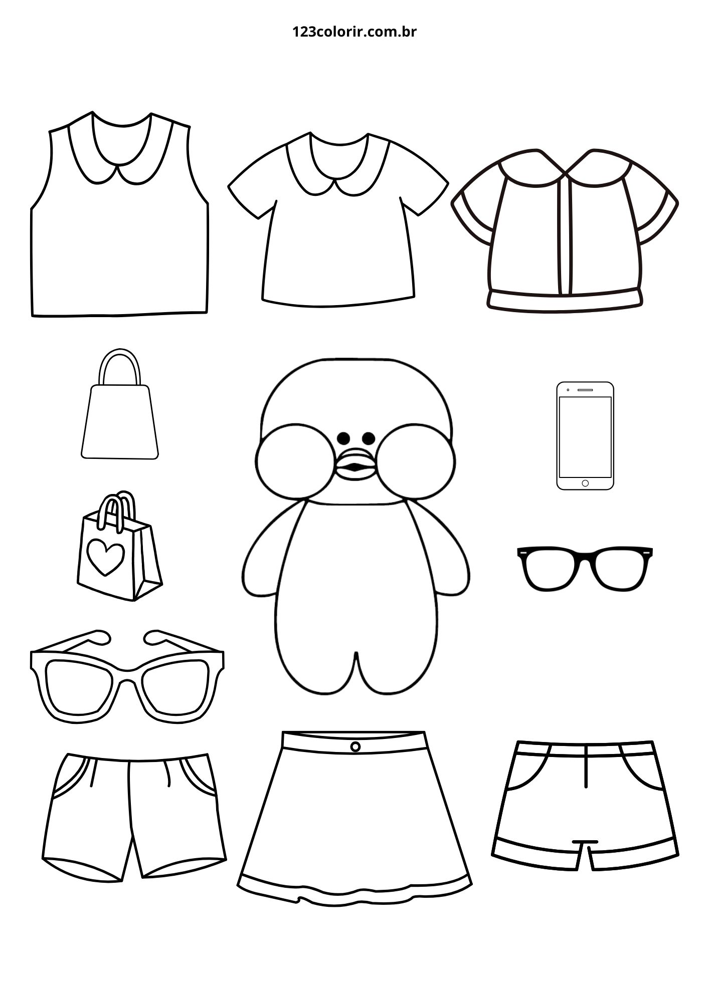 ideias de paper duck para imprimir