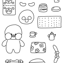 ideias de paper duck para imprimir