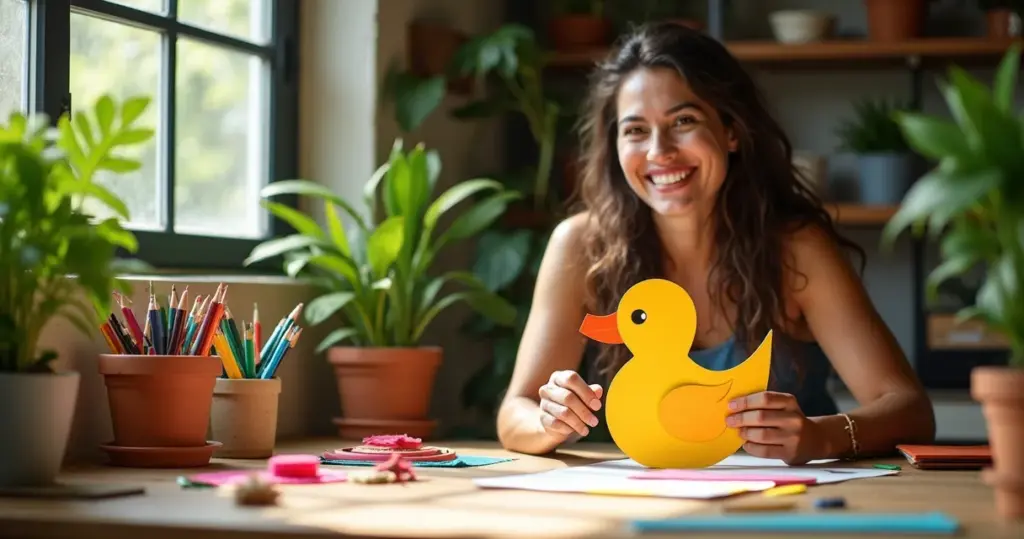 45 Ideias de Paper Duck para Imprimir e Colorir que Criam Brinquedos Únicos