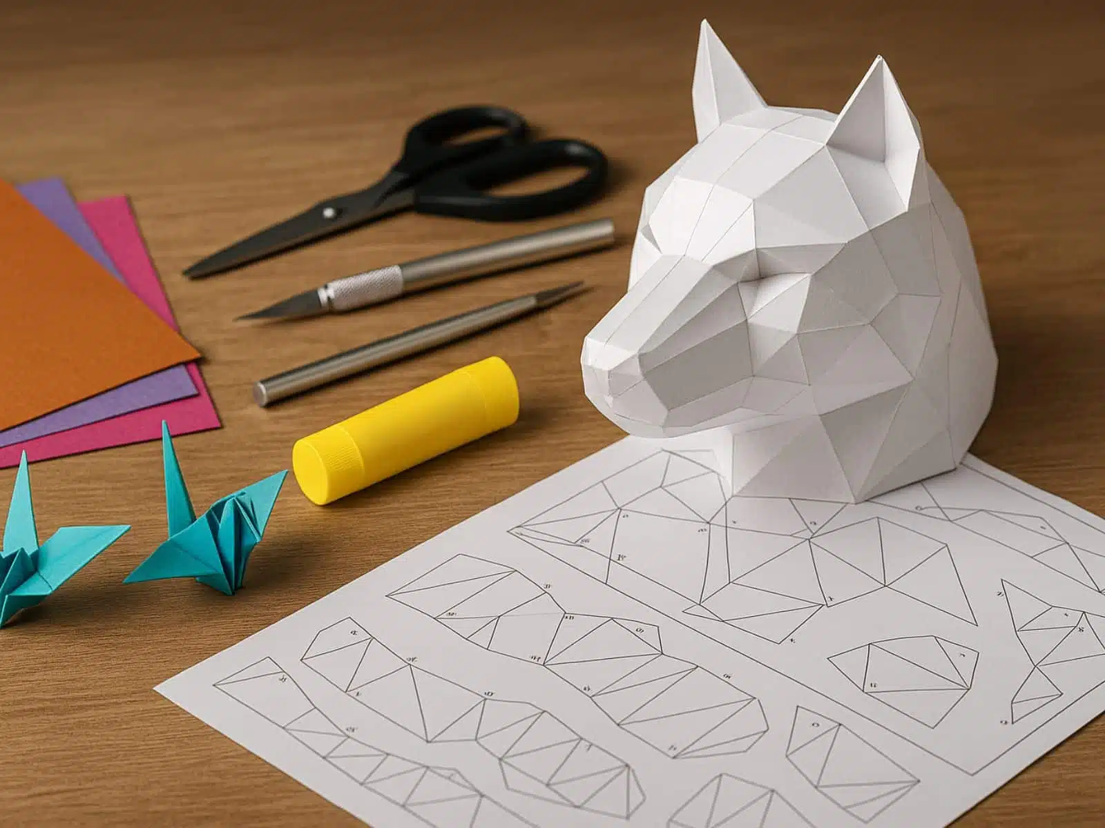 ideias de papercraft para decorar