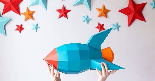 ideias de papercraft para decorar