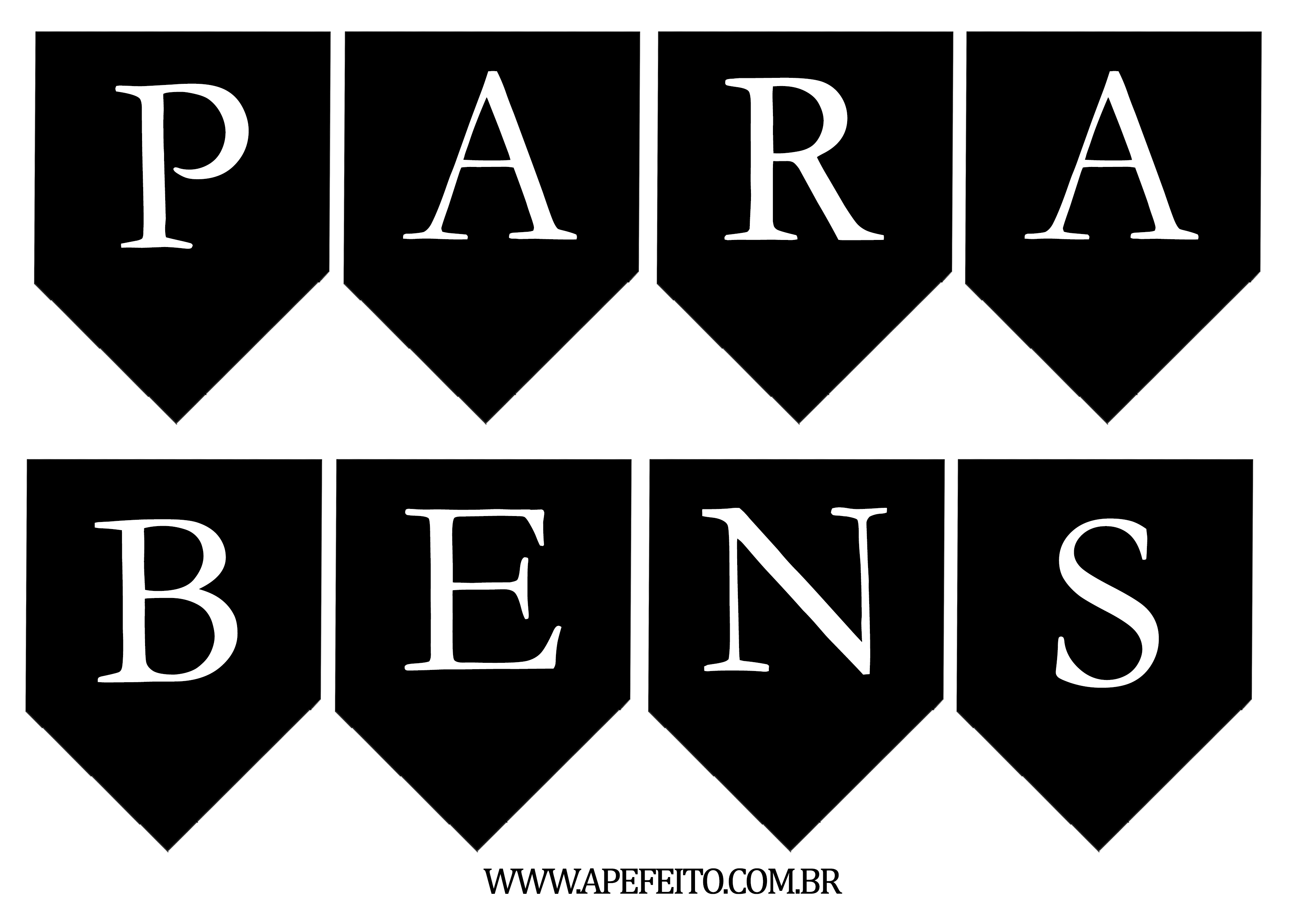 desenho de parabéns para imprimir