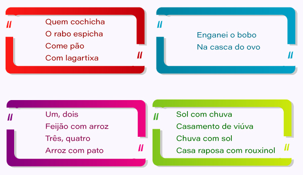 melhores parlendas para escolher amigo secreto
