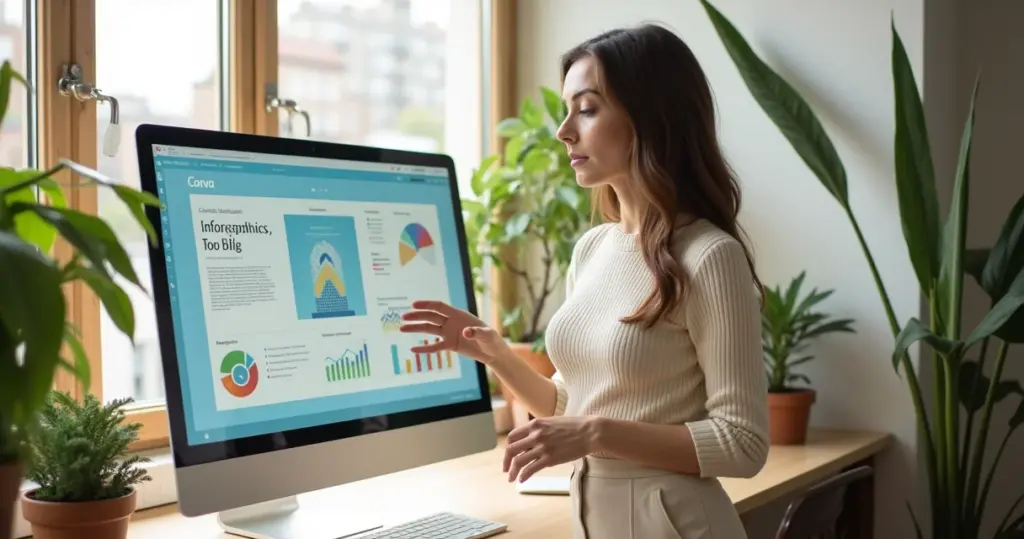 Passo a passo para criar infográfico no Canva: do zero ao profissional em 30 min
