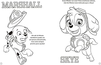 patrulha canina para colorir