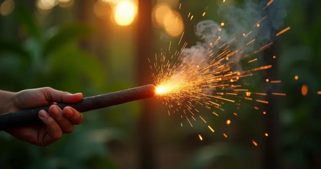 Pederneira: o dispositivo que acende fogo até molhado e dura milhares de usos