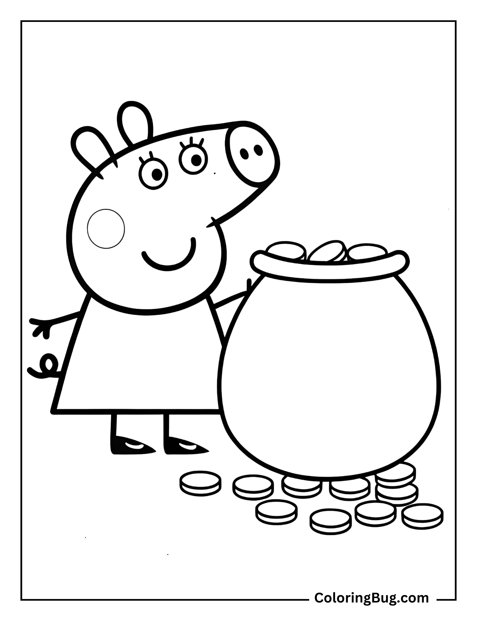 ideias criativas para colorir peppa pig em casa