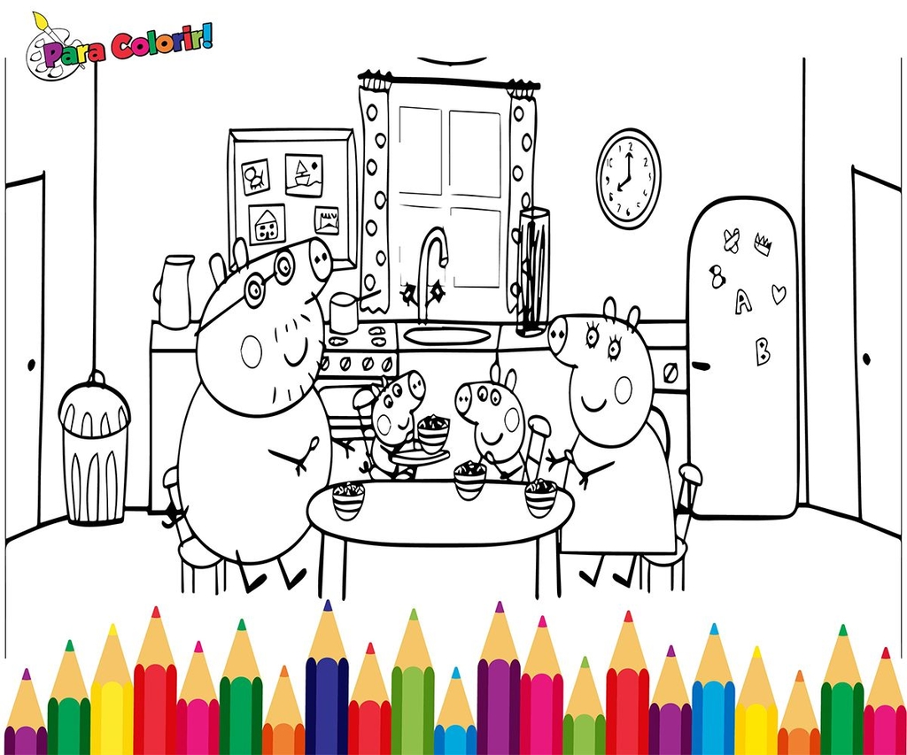 desenhos da peppa pig vs livros de colorir: qual a melhor opção?