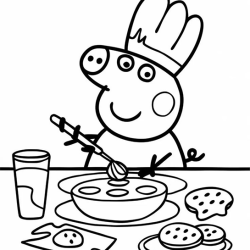 peppa pig para colorir