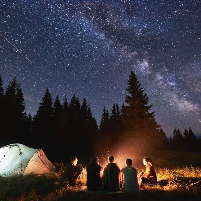 fotos de acampamento vs fotos de camping