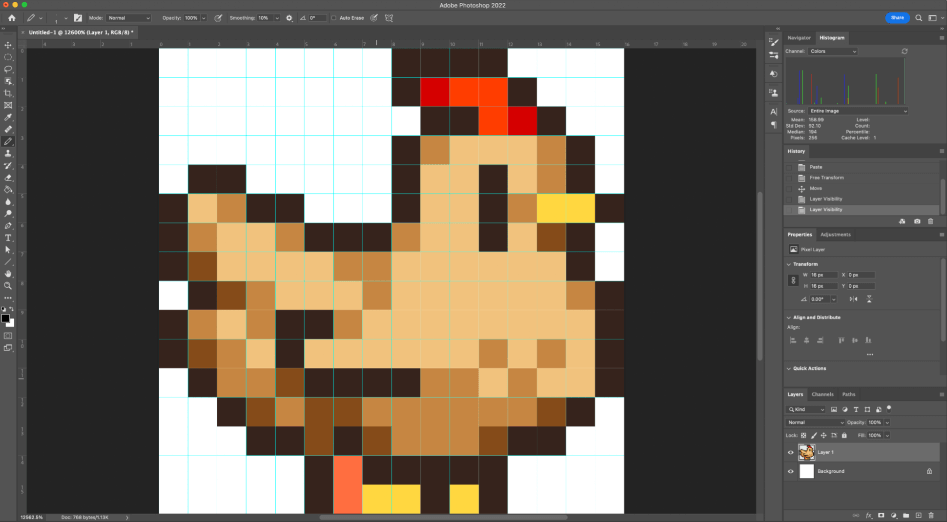 como fazer pixel art de personagem