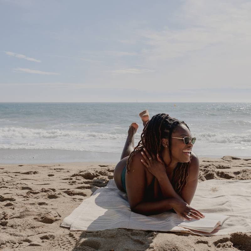 poses para foto na praia