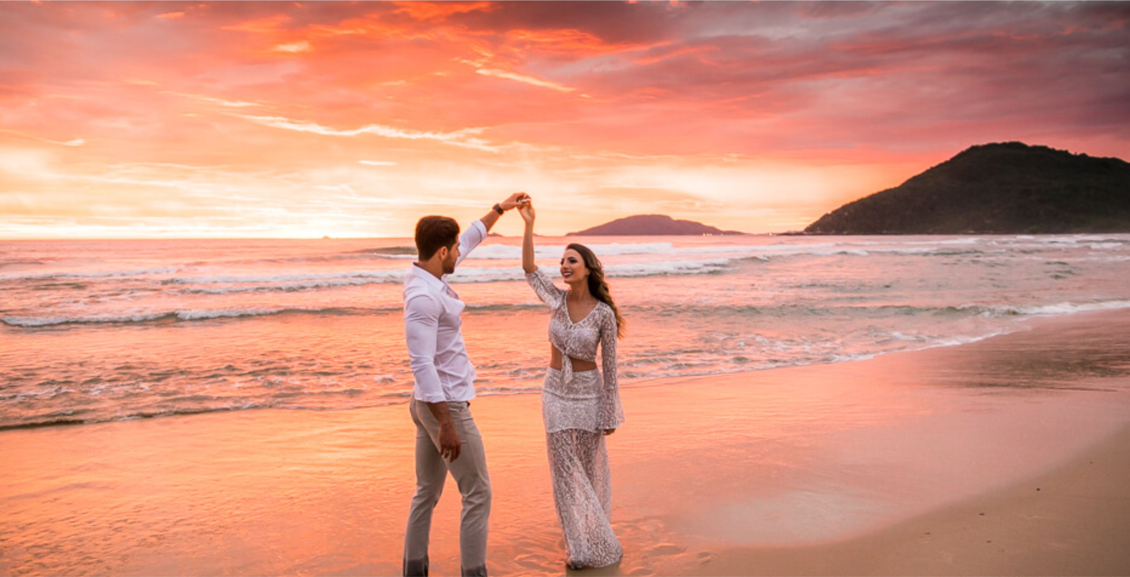poses para foto na praia