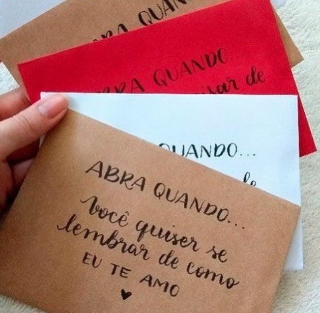 presentes de papelaria feitos à mão para amiga
