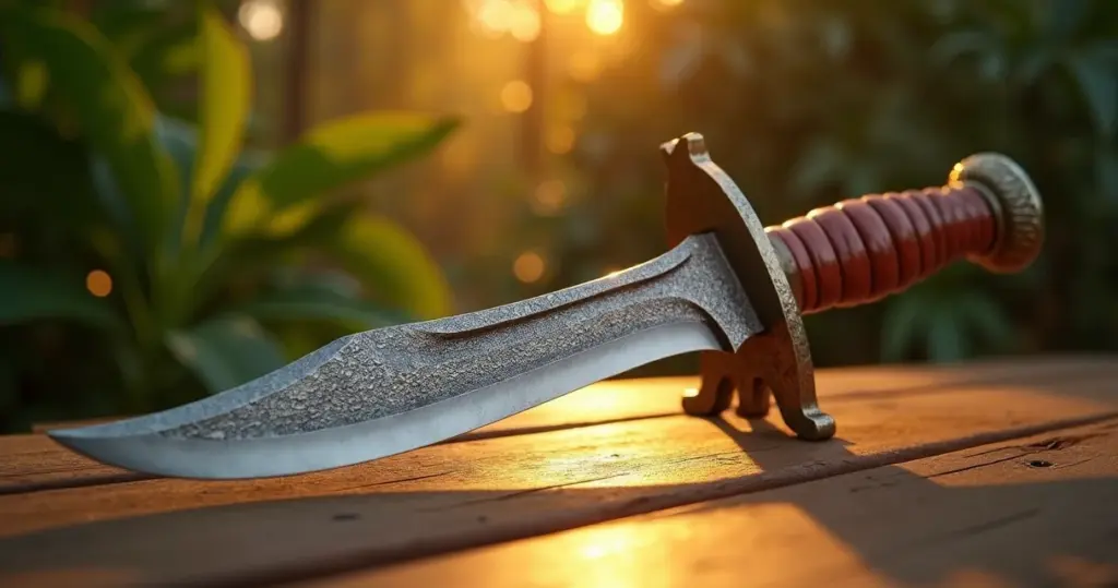 O detalhe que transforma uma simples lâmina em punhal letal
