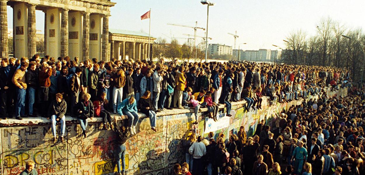 fotos da queda do muro de berlim