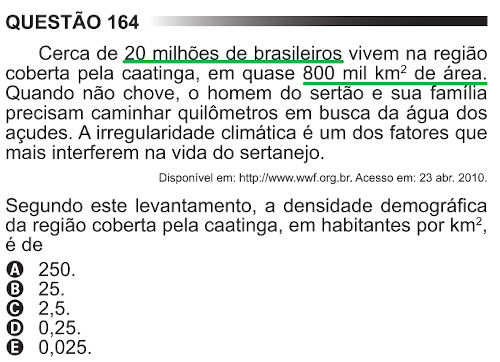 questoes de matematica basica enem