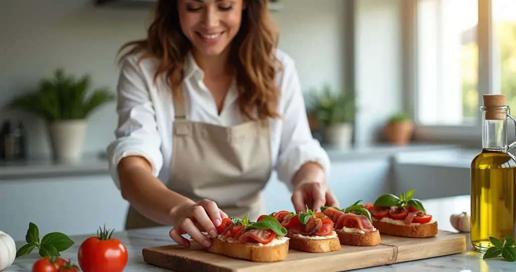 Receitas de bruschettas: do básico ao gourmet em 15 minutos