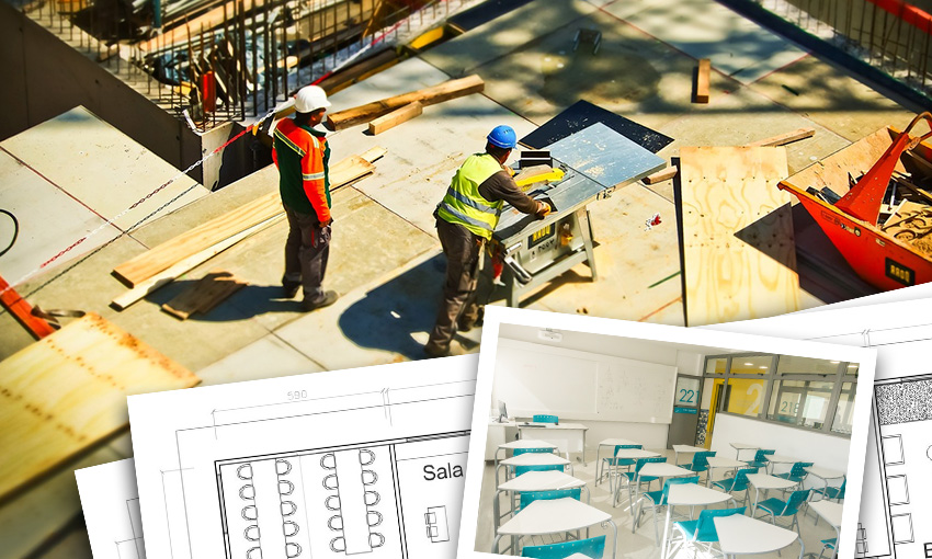 erros comuns em reforma de escolas