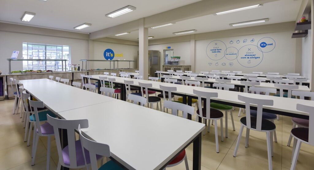 reforma de refeitório com orçamento limitado