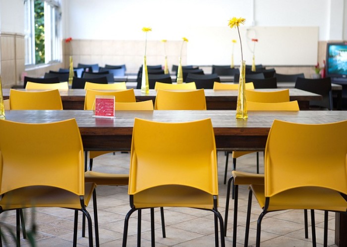 reforma de refeitório pequeno vs grande