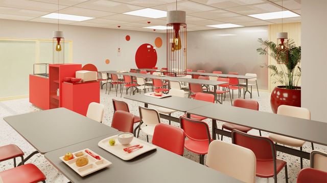 reforma de refeitório com orçamento limitado