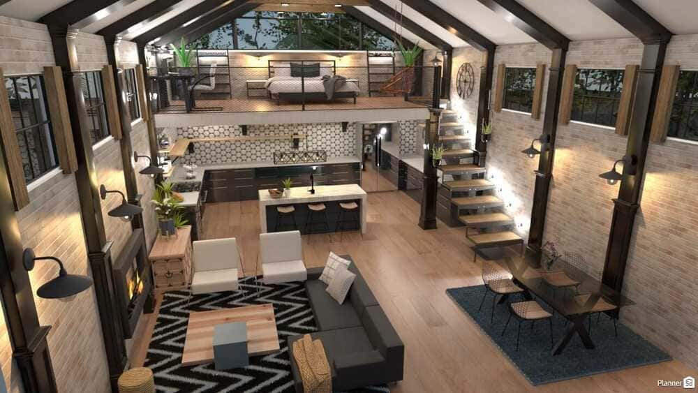 ideias de decoração para loft pequeno