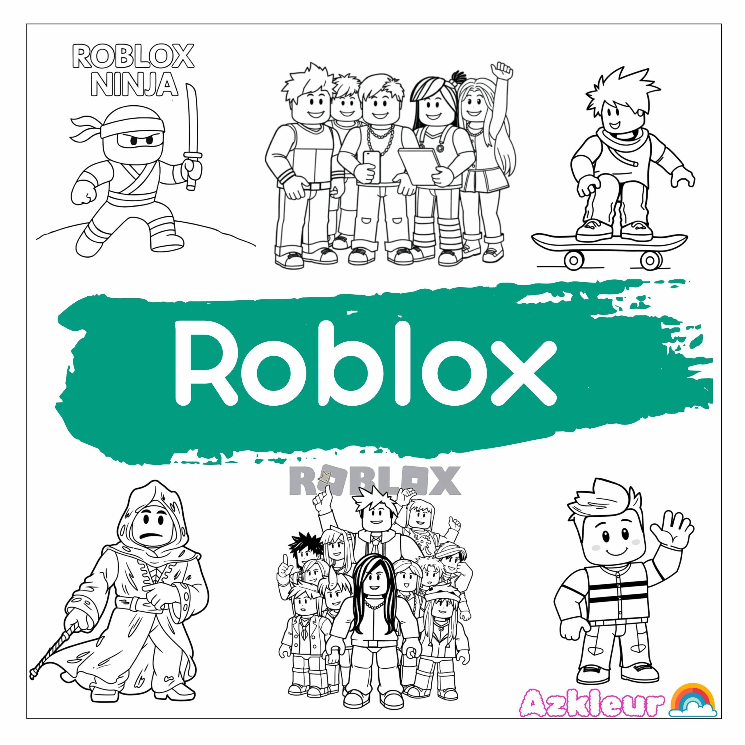 roblox para colorir