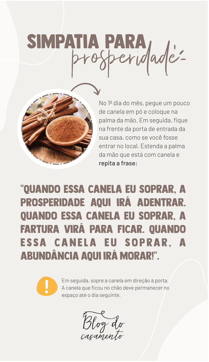 simpatia da canela para atrair clientes