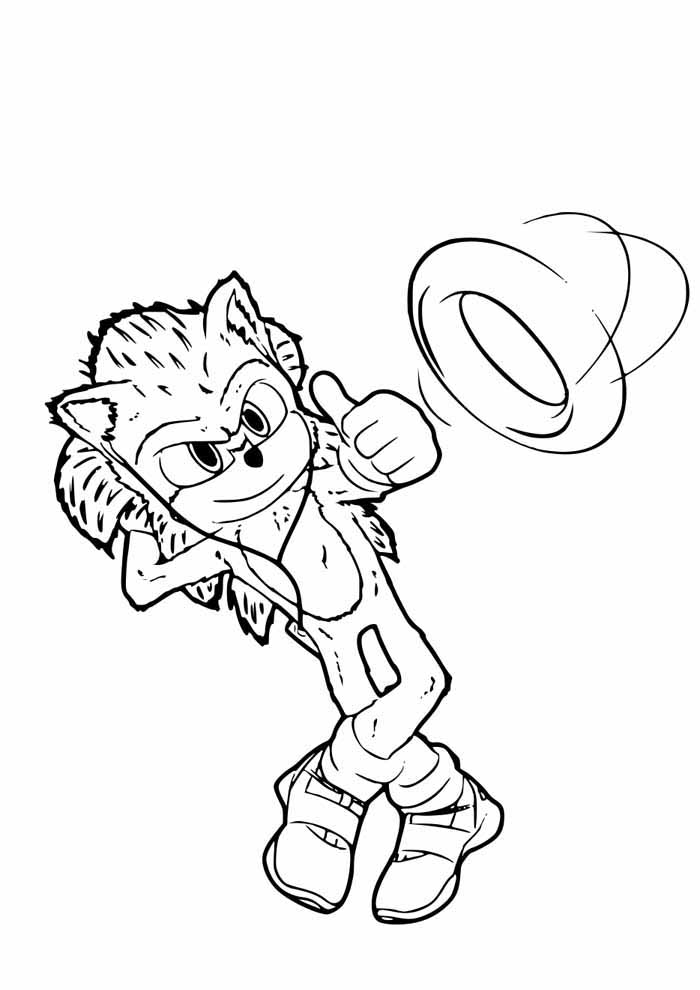 melhores desenhos do sonic para colorir em família