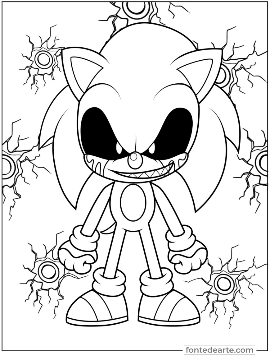 desenhos do sonic vs desenhos do mario para colorir