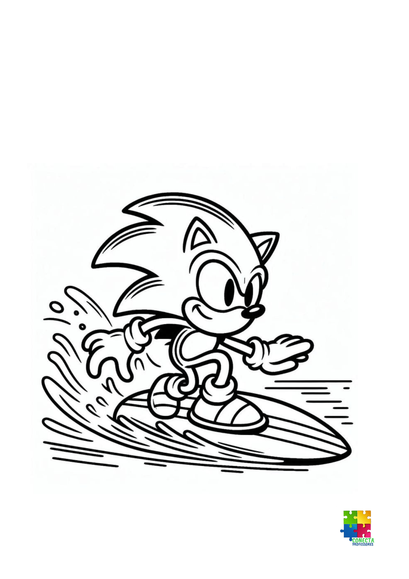 desenhos do sonic para imprimir grátis