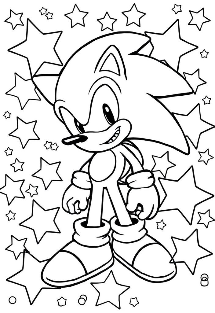atividades com sonic para imprimir