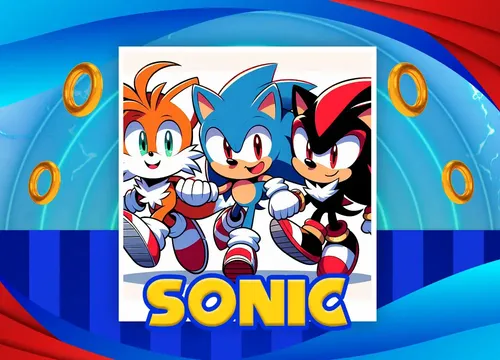 sonic para imprimir e pintar