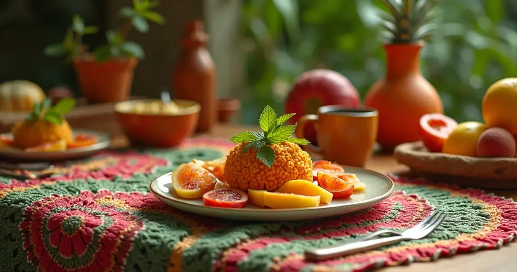 17 Ideias de Sousplat de Crochê que Transformam sua Mesa em Arte