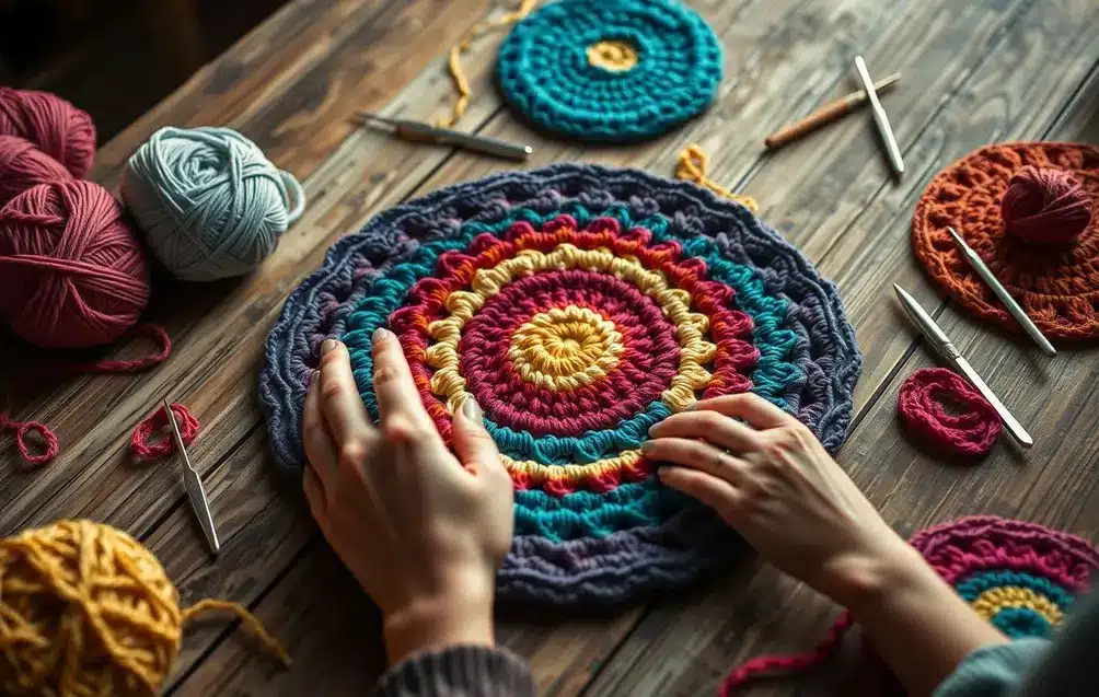 erros comuns ao fazer sousplat de crochê