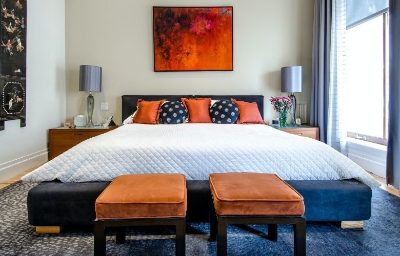 ideias de tapetes para quarto pequeno