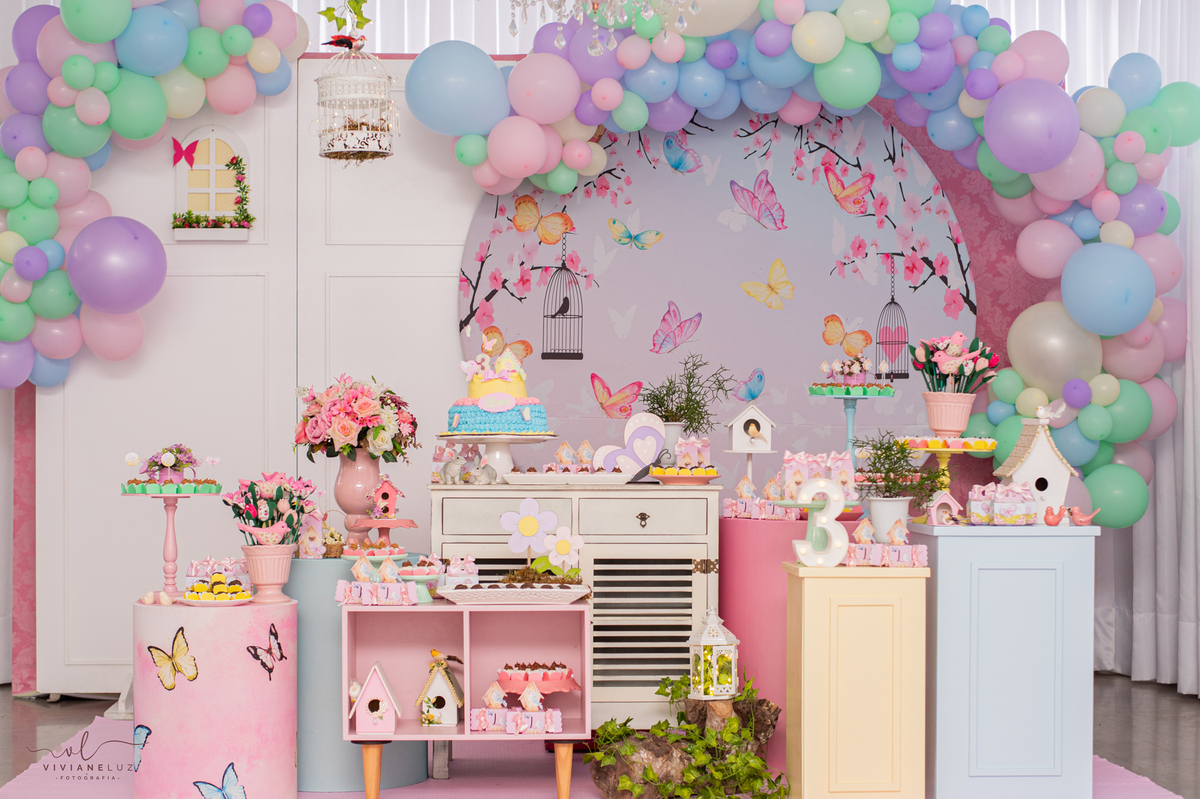 aniversário de 3 anos menina temas diferentes