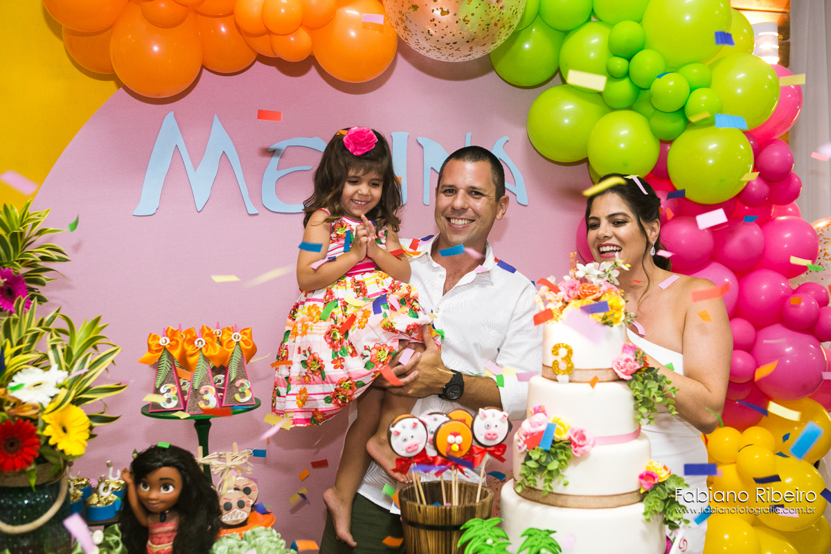 festa de 3 anos para menina